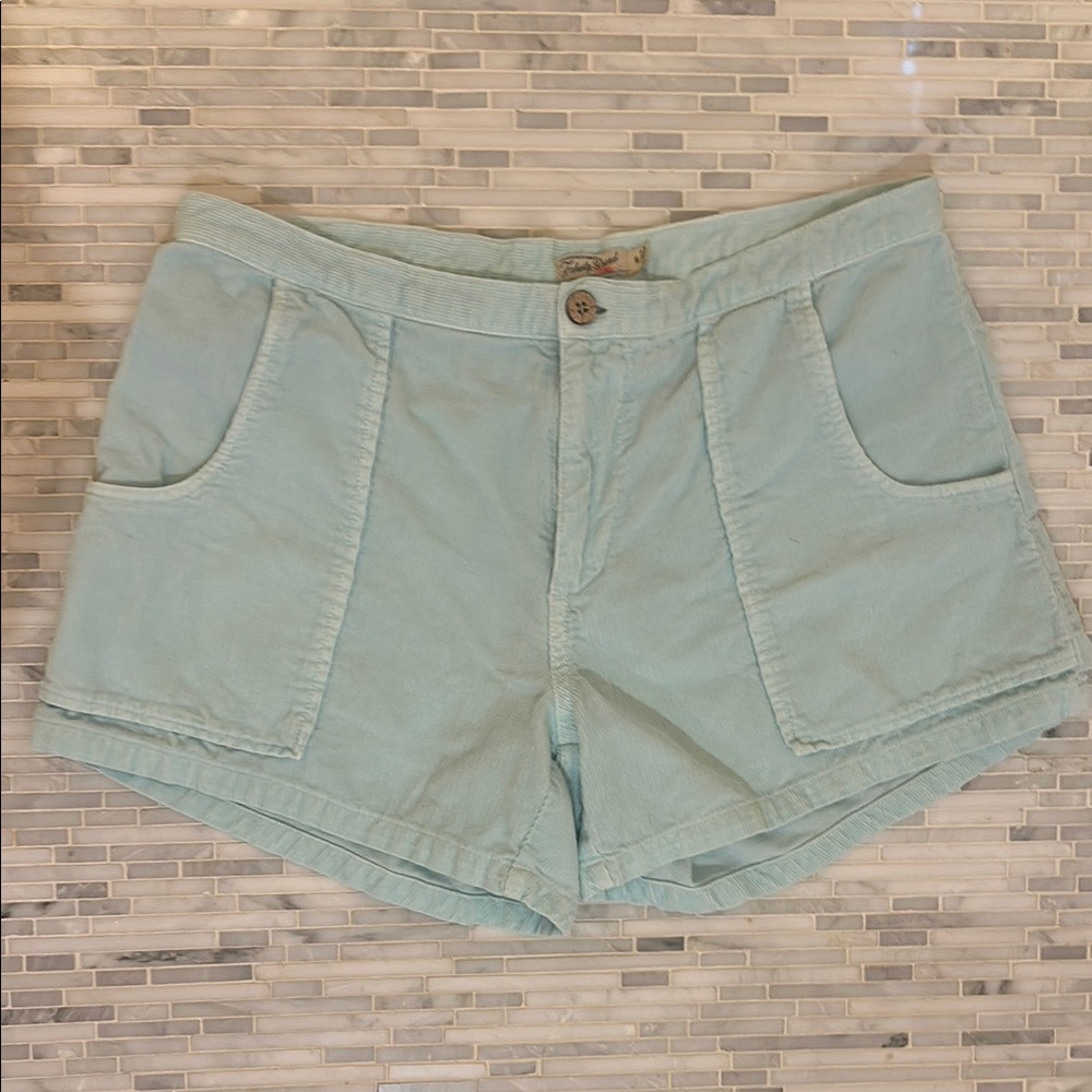Faherty Brand Light Blue Women's Shorts - Size 6